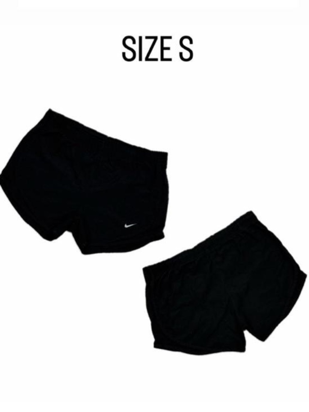 Nike Dry Fit Tempo Women's Running Shorts - Black, Size Small.